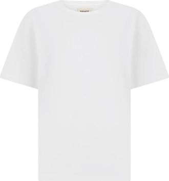 Khaite Mae T-shirt - Dames - T-shirts - Wit - M - Katoen - Tops