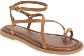 Rag & Bone Geo Ring Ankle Strap Sandal in Umber Sand at Nordstrom Rack, Size 9.5Us / 39.5Eu