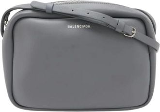 Balenciaga Pre-owned Cross Body Bags, female, Gray, Size: ONE SIZE Pre-owned Vintage Pochette Shoulder Bag