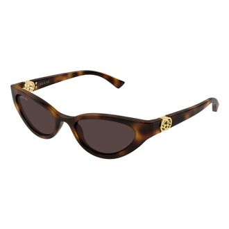 Gucci Cat-eye Zonnebril - Dames - Accessoires - Bruin - Maat: 52 MM