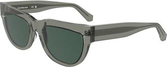 Calvin Klein CA-38338 Acetate Frame Sunglasses - Gray