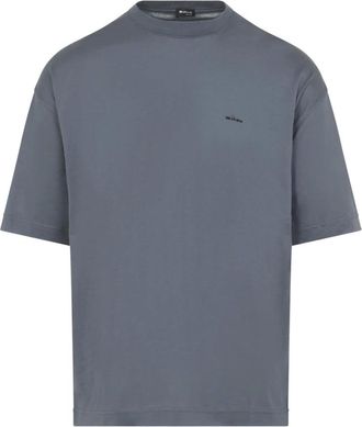 Kiton Camiseta de cuello redondo - Tops - Hombre - Gris - S