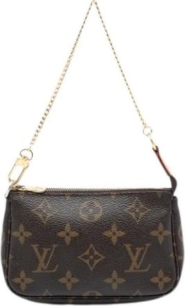 Louis Vuitton Pre-owned Mini Bags, female, Brown, Size: ONE SIZE Pre-owned Mini Pochette Accessoires