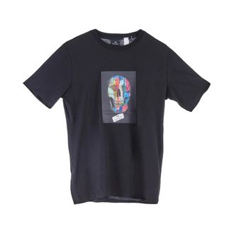 Paul Smith Colour Skull T-Shirt - male - PS By Paul Smith - T-Shirts - Black - XL - Tops