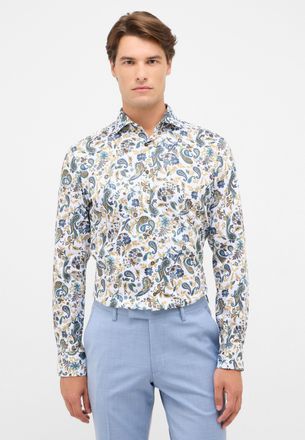 Eterna Langarmhemd ETERNA SLIM FIT, Herren, Gr. 38, Normalgr&ouml;ssen, senfgelb, Twill, 100% Baumwolle, schmal, Manschette, Hemden Langarmhemd, NON IRON (b&uuml;gelfr