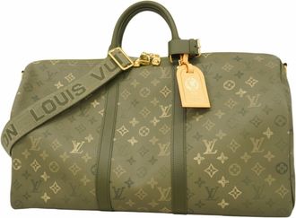 Louis Vuitton Khaki Boston Bag (Pre-Owned)
