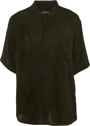 Balenciaga Camicia con stampa - Nero