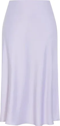 City Chic Miranda A-Line Midi Skirt in Lilac at Nordstrom, Size 24W