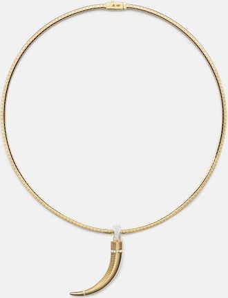 Foundrae 18kt gold necklace with diamonds