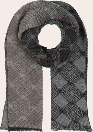 Fraas Womens Geo Metallic Plisse Scarf In Sand