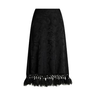 Etro Gonna al Ginocchio con Cordoni Intrecciati - - Skirts - Donna - Nero - M