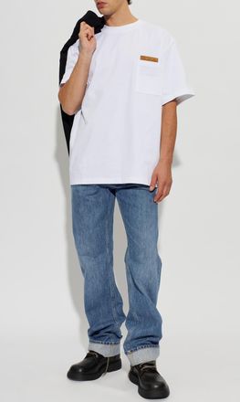 Bottega Veneta T-shirt With Pocket, Mens, White