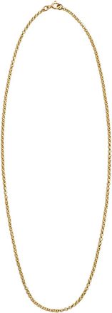 By Pariah 14kt geelgouden ketting met carneool