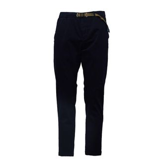 White Sand Adjustable Waist Flap Pocket Gabardine Pants