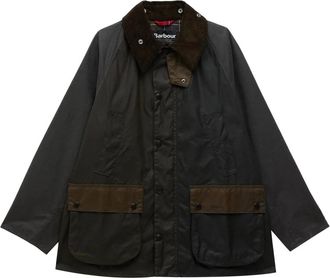 Barbour Patchwork Oversized Bedale Waxed Jacket - Heren - Zomerjassen - Groen - 4XS - Katoen - Jassen