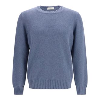 PIACENZA 1733 Jersey de Cuello Redondo de Cachemira - Knitwear - Hombre - Azul - 2XL