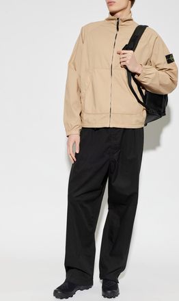 Stone Island Sweatshirt With A Stand-up Collar, Mens, Beige