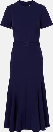 SAFiYAA Abito midi Luisa in cr&ecirc;pe con cintura