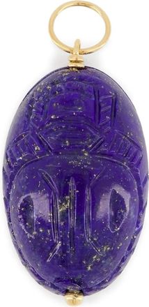 Aurélie Bidermann Pendente Scarabee con lapislazzuli - Oro