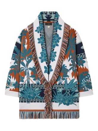 Alanui Womens Island Soul Wool Cardigan