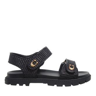 Coach Sandals - Brynn Straw Sndl Blk - black - Sandals for ladies