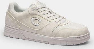 Coach Mens Soho Sneaker in White, Size 11.5