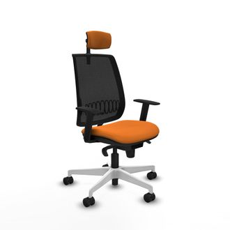 Piqueras y Crespo Silla De Oficina Piqueras Y Crespo Alares Negro Respaldo Fijo Brazos 1d
