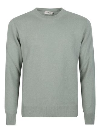 Altea Maglione girocollo in cashmere - Verde