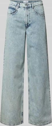Oh April Jeans mit Eingrifftaschen und Stitchings Modell Aline in Hellblau, Gr&ouml;&szlig;e M