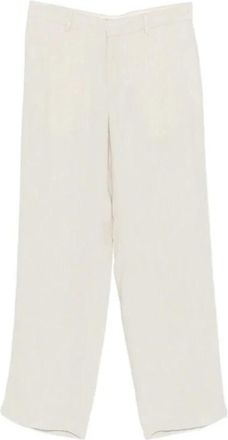 Barena Delfo Lisca Pants - Heren - Wijde Broeken - Beige - XL - Leer - Broeken