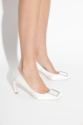Roger Vivier Heeled Shoes Trompette, Womens, Cream