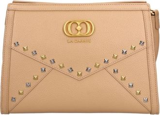 La Carrie Frivolous Medium Bag - Dames - Schoudertassen - Beige - ONE Size - Leer - Tassen
