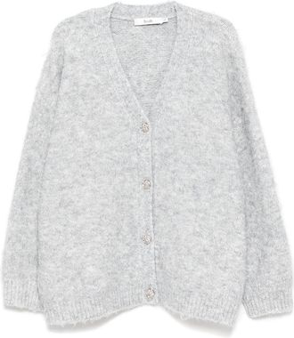 B+ab Cardigan con sciarpa - Grigio