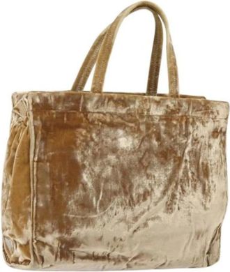 Prada Pre-owned Handbags, female, Beige, Size: ONE SIZE Pre-owned Vintage Handbag