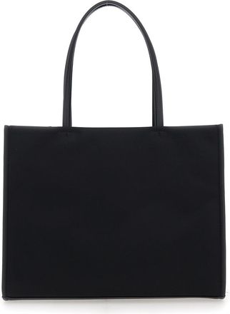 Tory Burch Womens Tote Bag Ella Black Nylon