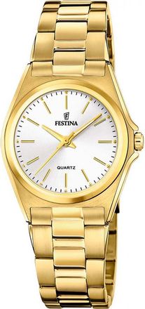 Festina Womens F20557-2 Ladies Classic Watch - Gold - One Size