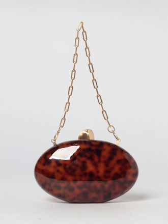 Cult Gaia Clutch Eviana in resina tartarugata
