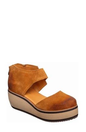 Antelope Fawn Platform Wedge Pump in Cognac at Nordstrom Rack, Size 10