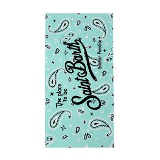 MC2 Saint Barth Home, Dames, Groen, ONE Size, Paisley Strandlaken