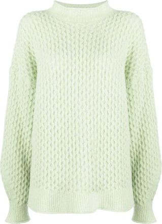 Rus Sage Sweater - Dames - Coltruien - Groen - M - Truien & Vesten