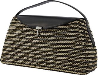 Toteme Womens Top Handle Bag Black Calfskin