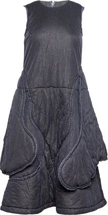 Comme Des Garçons Abito midi smanicato girocollo - Nero