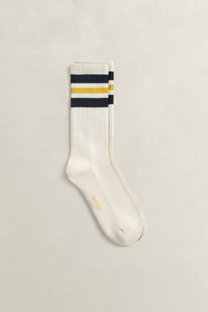 GANT Men Striped Sport Socks (43-45) MARINE