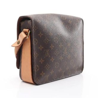 Louis Vuitton Pre-owned Cross Body Bags, female, Brown, Size: ONE SIZE Pre-owned Canvas Crossbody Bag