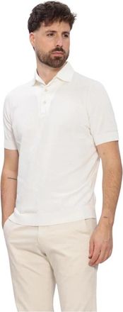 FILIPPO DE LAURENTIIS Exclusives Kleding Polo Mc Paramontura - Heren - Polos - Beige - 3XL - Tops