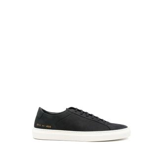 Common Projects Achilles Premium Sneaker - Heren - Schoenen - Zwart - Maat: 42 EU Zijde