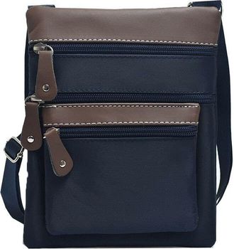 Generic Minimalist Canvas Handbags Resistant Crossbody Small Shoulder Clutch Bag Outdoor Activities bag (blue)