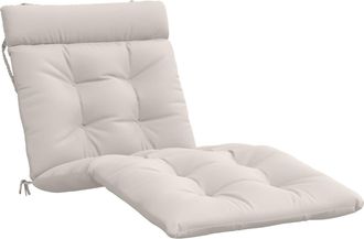 vidaXL Coj&iacute;n De Tumbona Vianen 100% Poli&eacute;ster Blanco 200 X 70 X 8 Cm Vidaxl