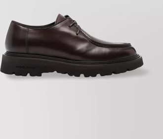 Woolrich leather moccasin brogues