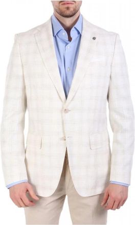 HUGO BOSS H-Hutson 233 Blazer - Heren - Blazers - Beige - L - Katoen - Jassen